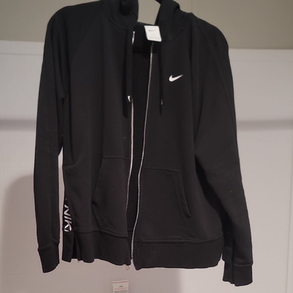 Nike Black Zip-Up Hoodie